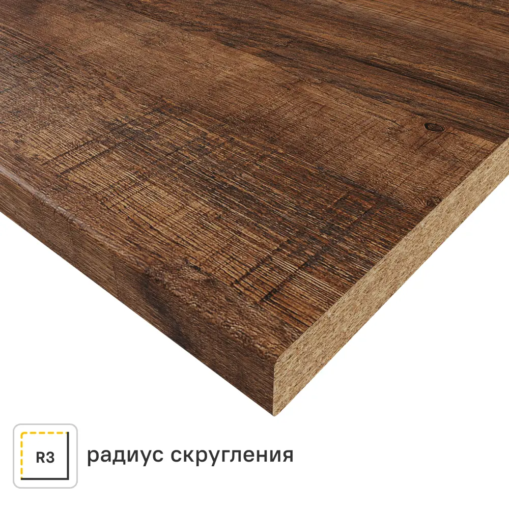 Столешница KONSENSA Самдал 80x240x3.8 см ДСП цвет коричневый ДСП Постформинг STLM-2021732