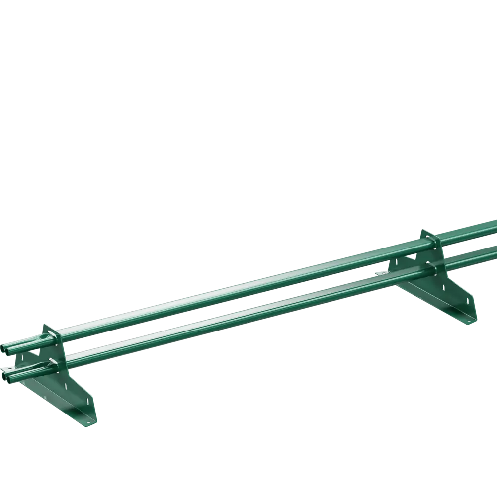 Снегозадержатель для металлической кровли трубчатый Стандарт 3 м RAL 6005 зеленый Santreyd STLM-2171759