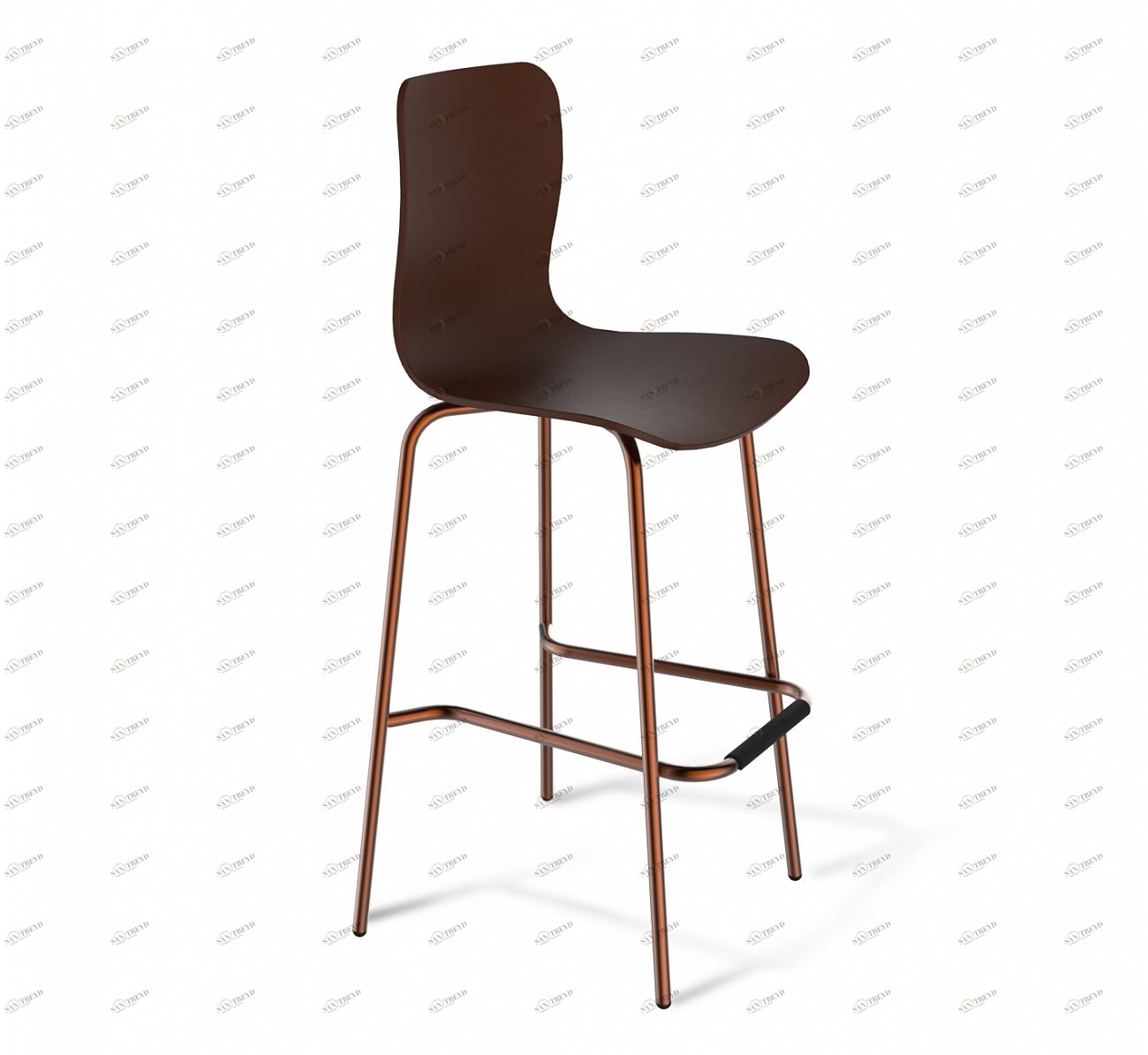 Стул барный DSR Коричневый S49 SHEFFILTON  015613 Коричневый 