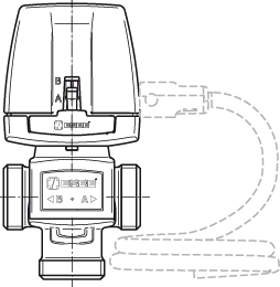 4308 07 00 VZD263Ротационные клапаны » Esbe серии VZC, VZD  - Вид №1