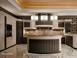 Modenese Gastone Кухня на заказ в эбеновом дереве Cucine