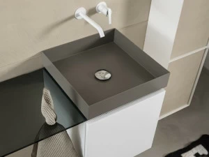 Накладная раковина на столешницу  овальная Moab80