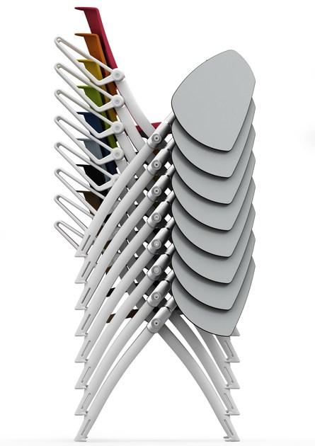 Ares Line Стул для конференций штабелируемый с откидной крышкой Zero9 family sun-id-1482891 - Вид №3