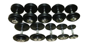 Гантельный ряд matrix обрезиненный (10 пар) MATRIX