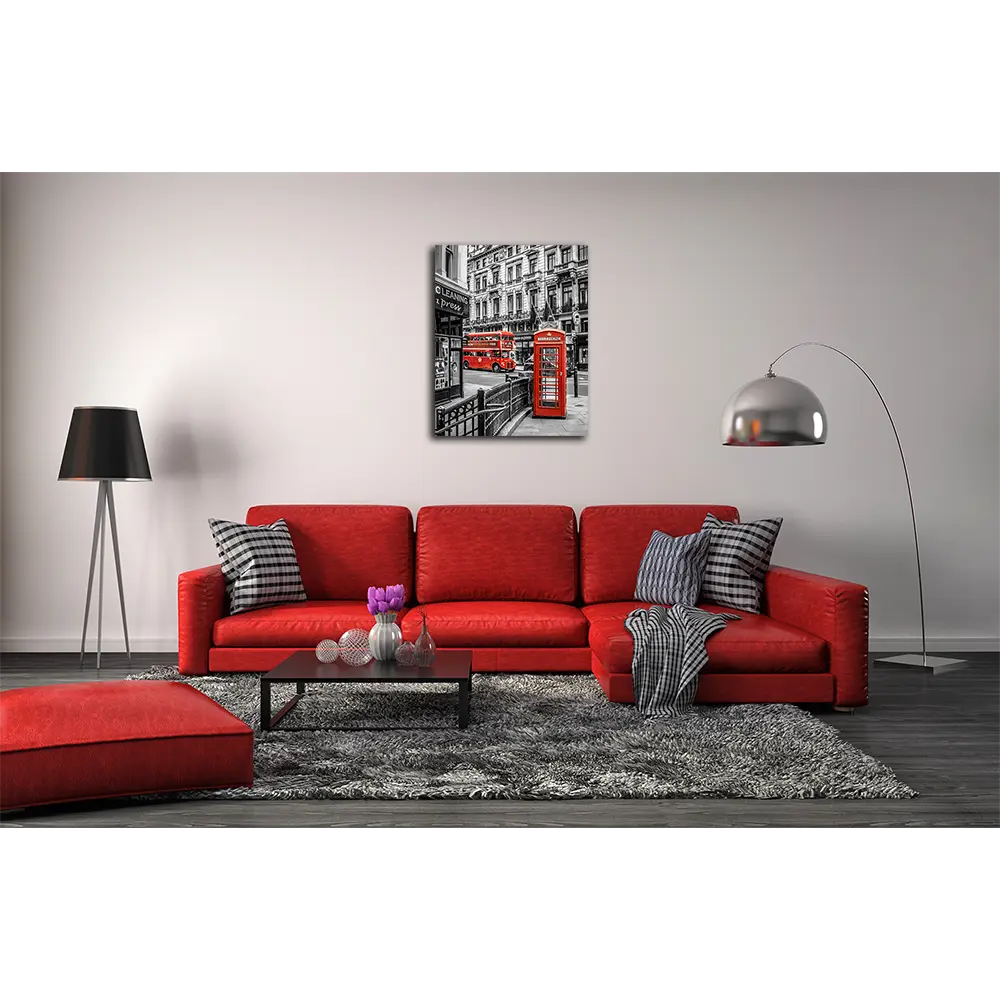 Картина на холсте «Лондон. Будка» 30х40 см 82400720 STLM-2099730 Santreyd  - Вид №3