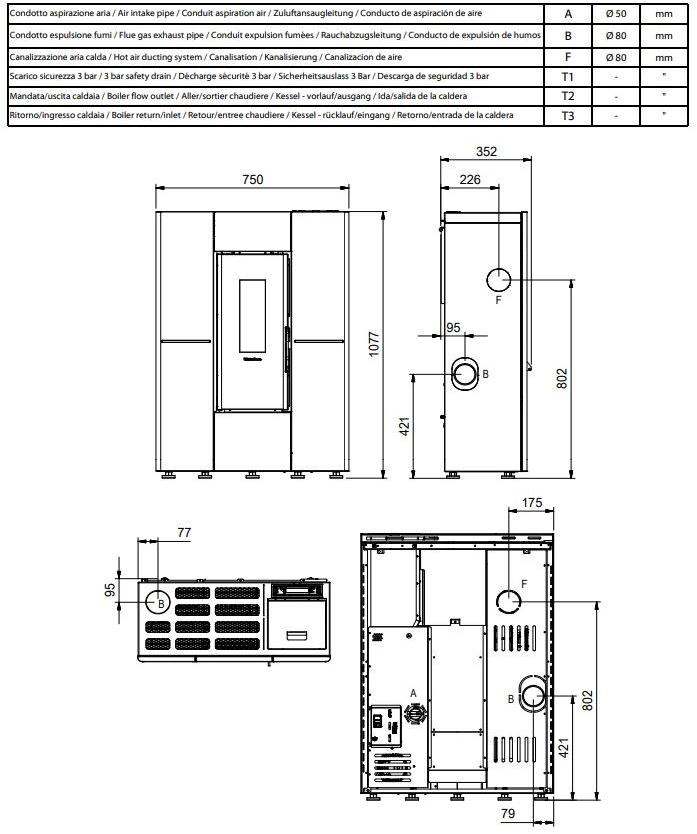 LA NORDICA EXTRAFLAME Печь на стальных гранулах sun-id-1437183 - Вид №2
