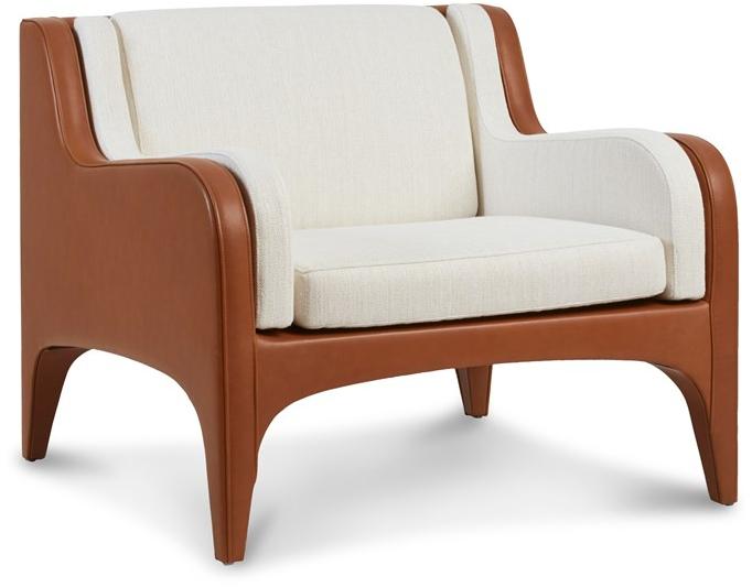 REDA AMALOU DESIGN Кресло из кожи и ткани sun-id-1399517 - Вид №3