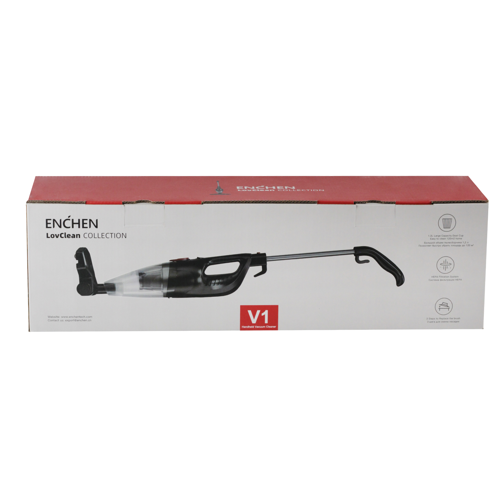 5490064 Пылесос  вертикальный  Enchen V1  черный STDN-0142355 - Вид №3