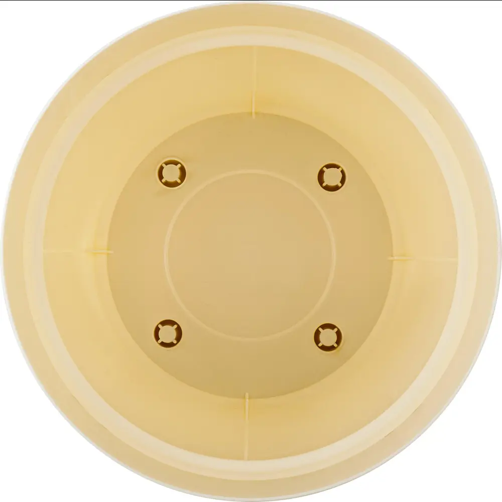 Горшок цветочный Ingreen Villa de Fiori ø13 см v1.1 л пластик белый STLM-2150689 - Вид №3