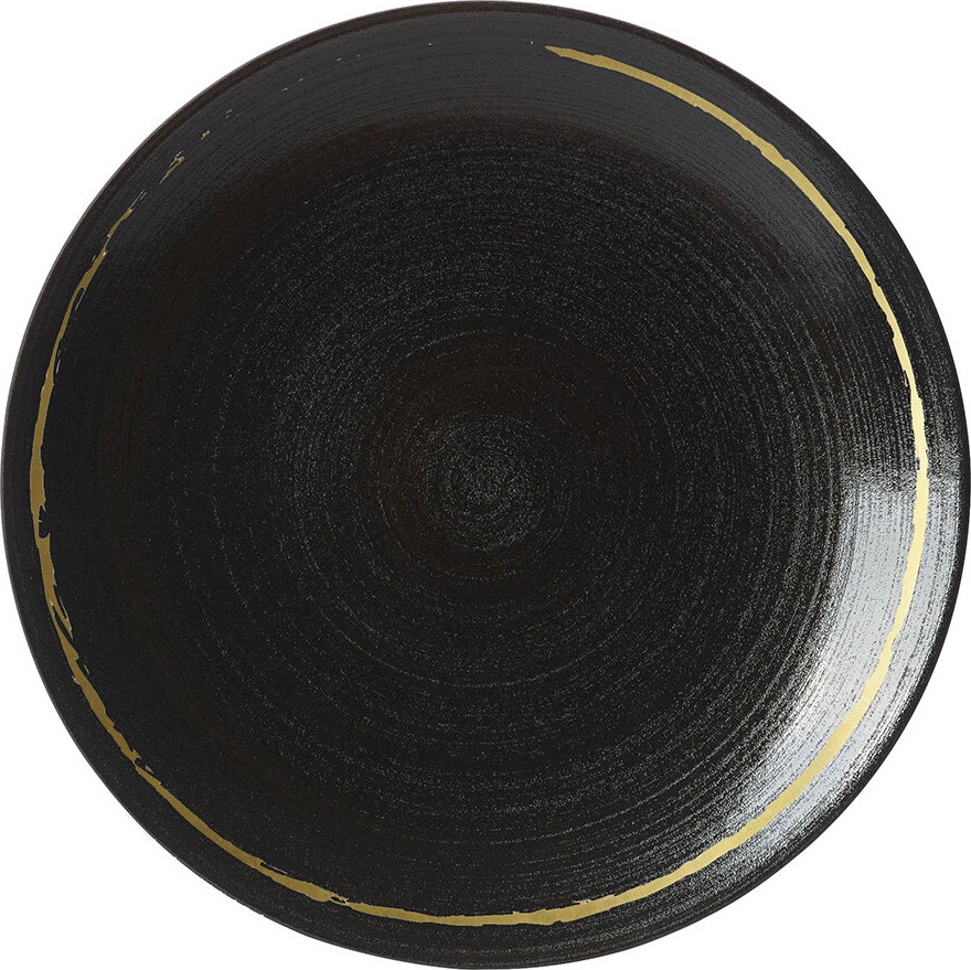 10654666 Royal Crown Derby Тарелка обеденная Royal Crown Derby Эскиз. Черный 27см, фарфор Фарфор, Керамика 