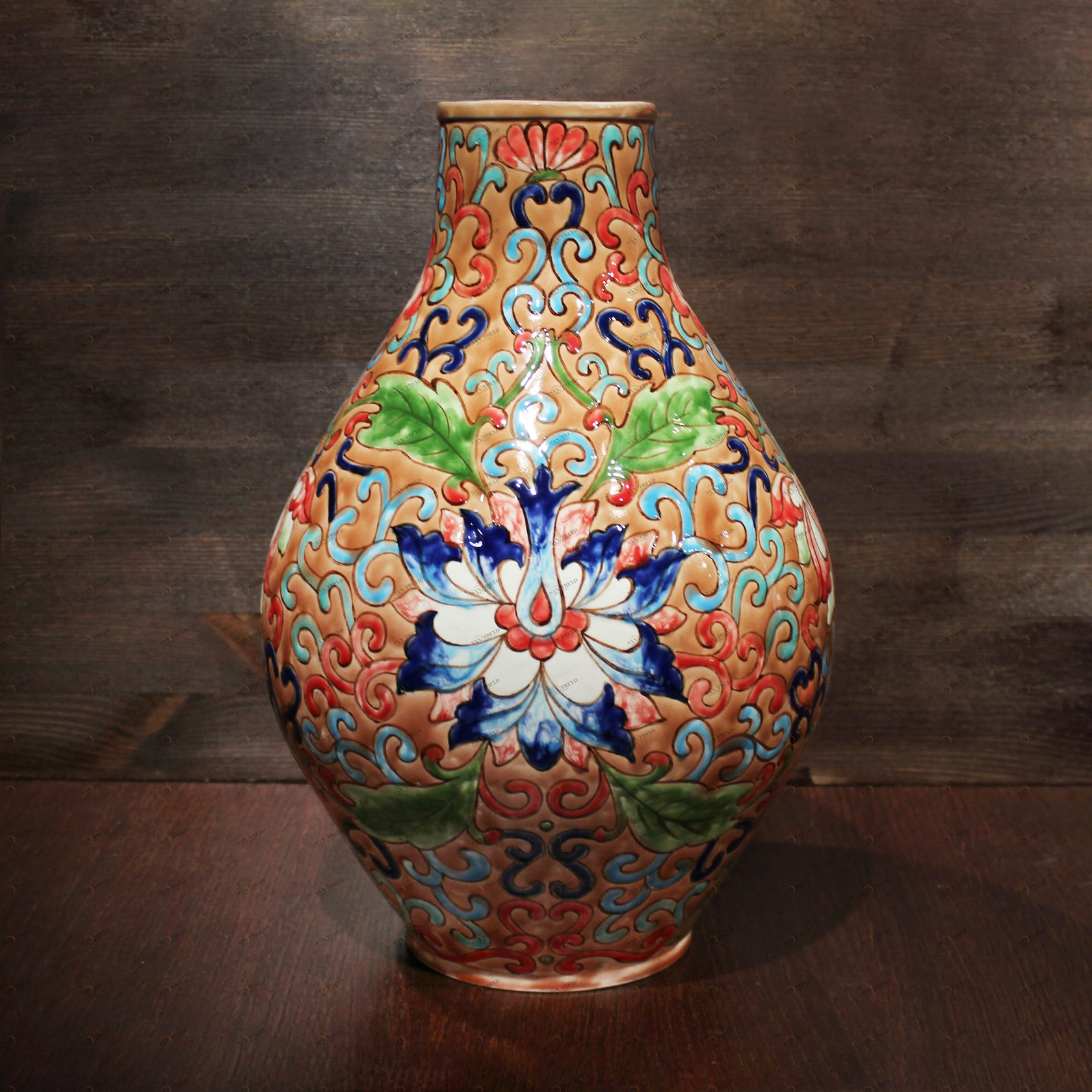 Ваза с росписью «Китай» PROVANSFAIENCE sun-id-994745