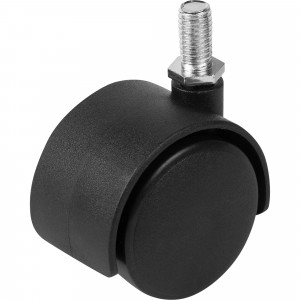 82597650 Колесо для мебели поворотное, без тормоза, с резьбой 40 мм, до 30 кг