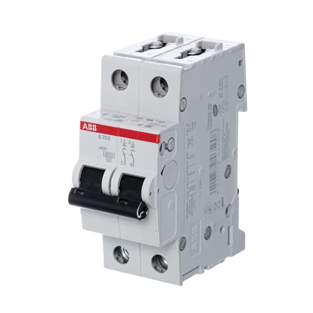 Автоматический выключатель ABB S202 1P N C16 А 6 кА 2CDS252001R0164 STLM-2012793