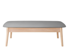 Деревянный прямоугольный журнальный столик