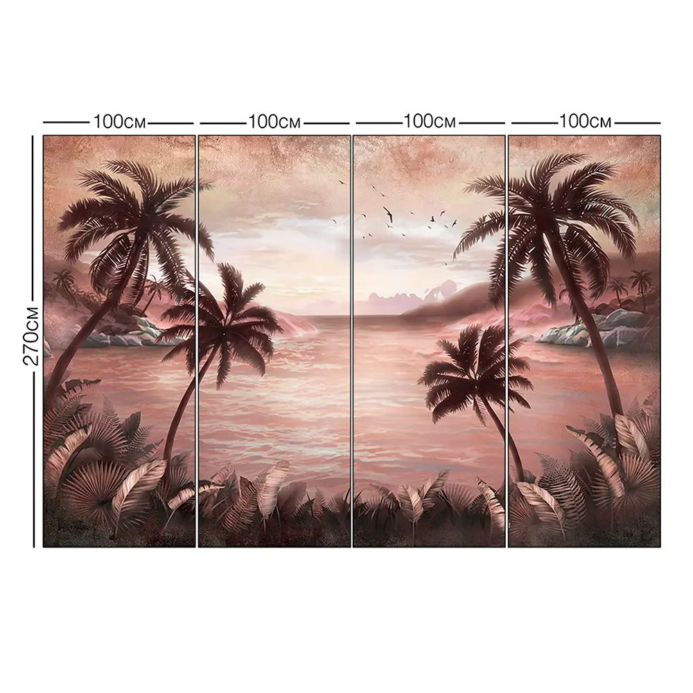 Фотообои Рассвет над морем флизелиновые 400x270 см L13-815 85283374 STLM-2170615 FBRUSH 3D FLIZART - Вид №4