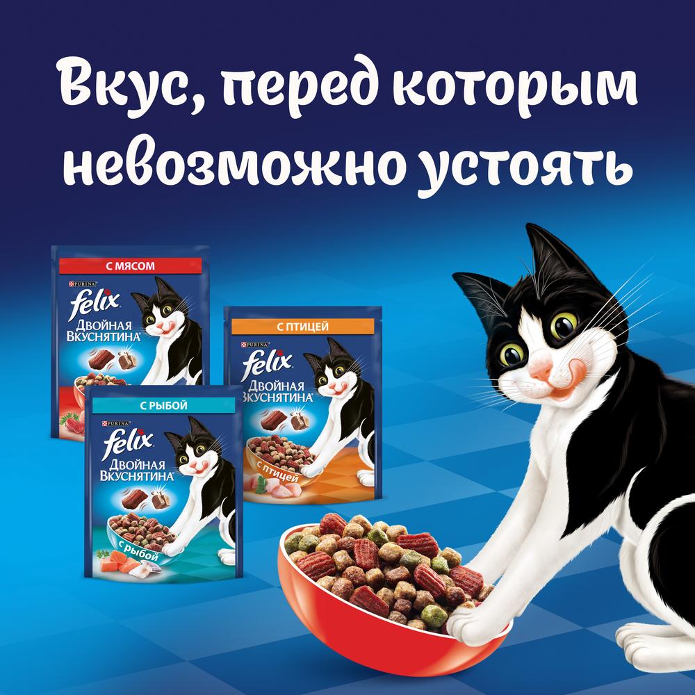 ПР0042236 Корм Двойная Вкуснятина с мясом, сух. 300 г FELIX  - Вид №2
