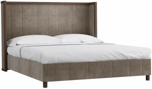 30706 Кровать с ортопедическим основанием и ящиком 1.4 Модерн Серебряный дождь R-HOME