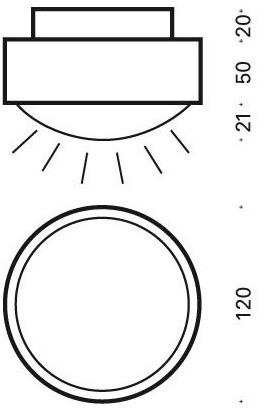Top Light Аппликация из металла Puk one, plus & turn sun-id-1440795 - Вид №6