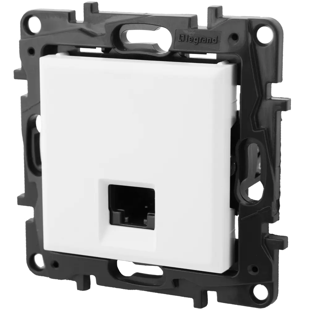82064612 Розетка компьютерная встраиваемая Legrand Structura RJ45 UTP cat 5 цвет белый STLM-0018603 - Вид №2