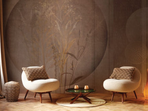 Обои с цветочными мотивами