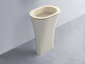 AMLA65-LN+AMPILO-AV+AMCOLO-TL Раковина Amedeo Ovale отдельностоящая cielo Enjoy + Amedeo