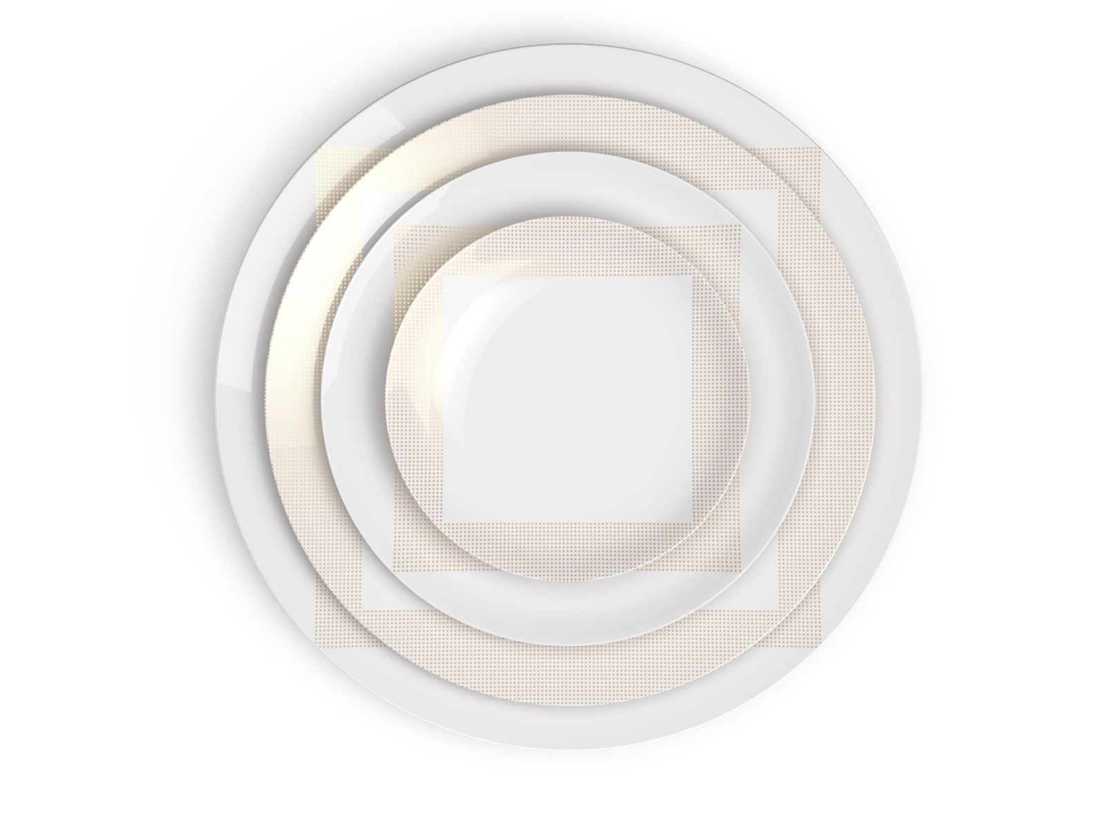 Фарфоровая десертная тарелка Non Sans Raison Square ARCH-00046063 - Вид №2