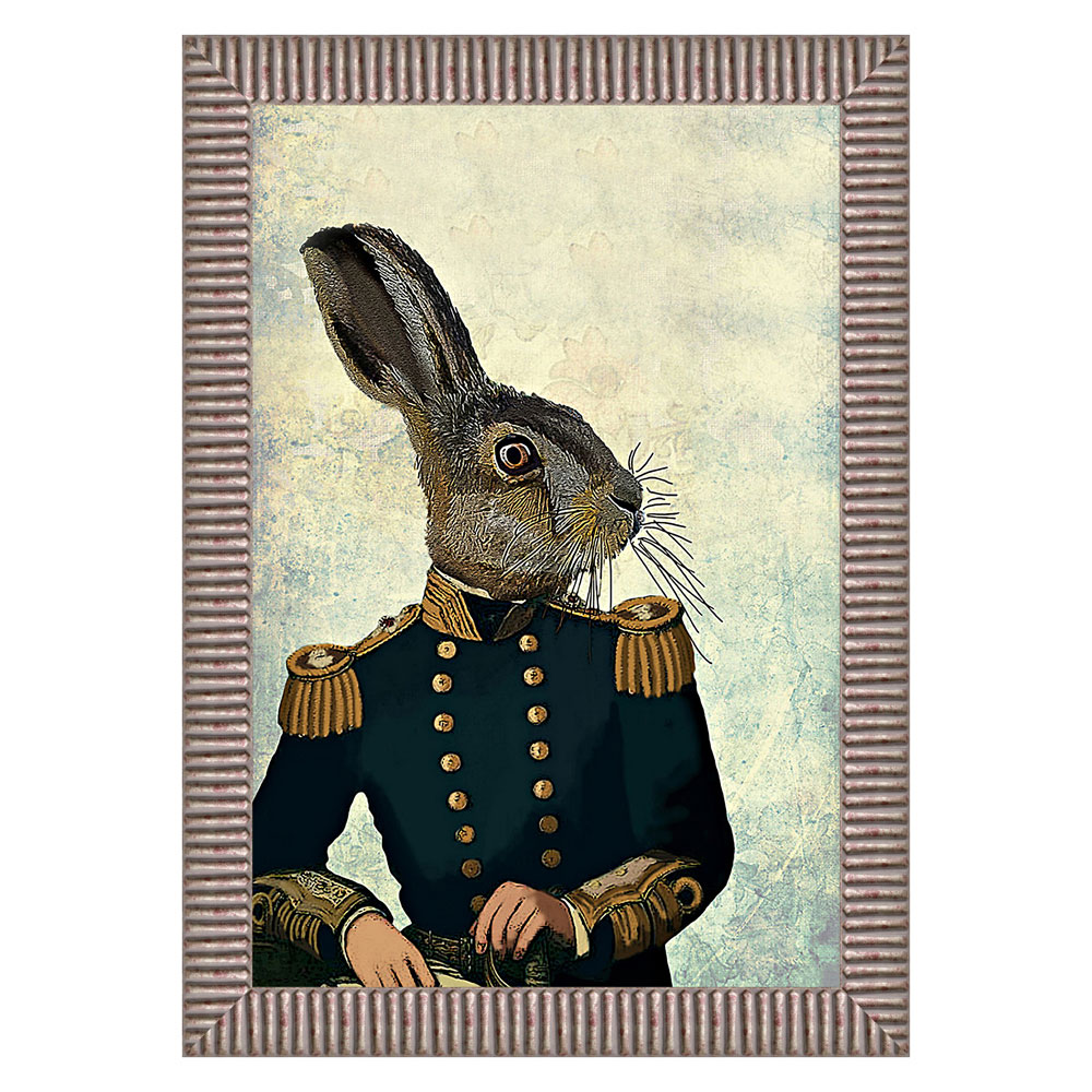 MrRabbit_18 Картина «Мистер Заяц» в раме Object Desire 