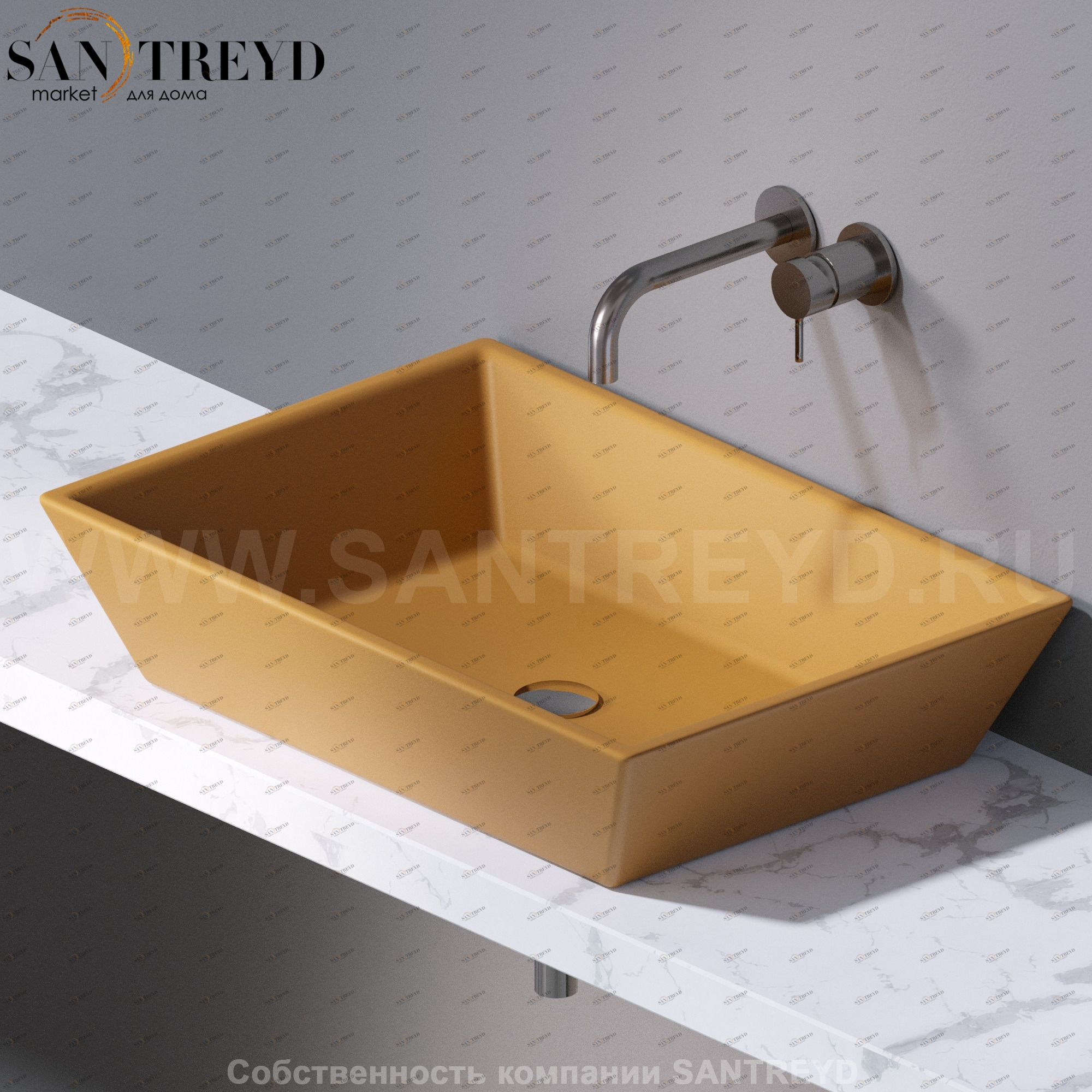 L292133 Накладная раковина на столешницу  прямоугольная A. e T. Italia PRISMA AeT ITALIA