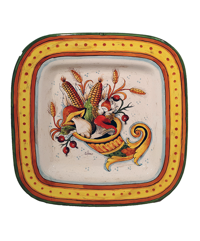 Tifdn27b Tifernoit Тарелка из рога изобилия Ceramiche - Вид №1