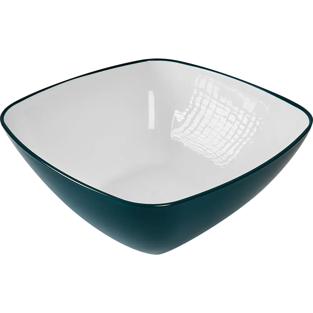 Салатник Duo Bright 2 л квадратный пластик цвет хвоя Santreyd STLM-2209128