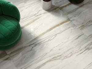 Пол / керамогранит с мраморным эффектом