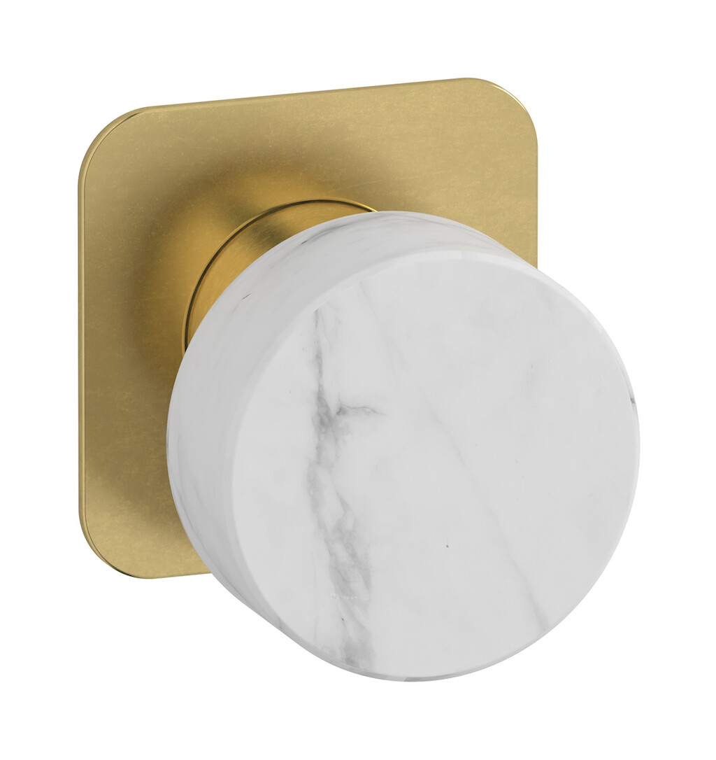 Внешние части встроенного смесителя на 1 потребителя WE ARE IB mr300on_1 Natural Brass Marmo