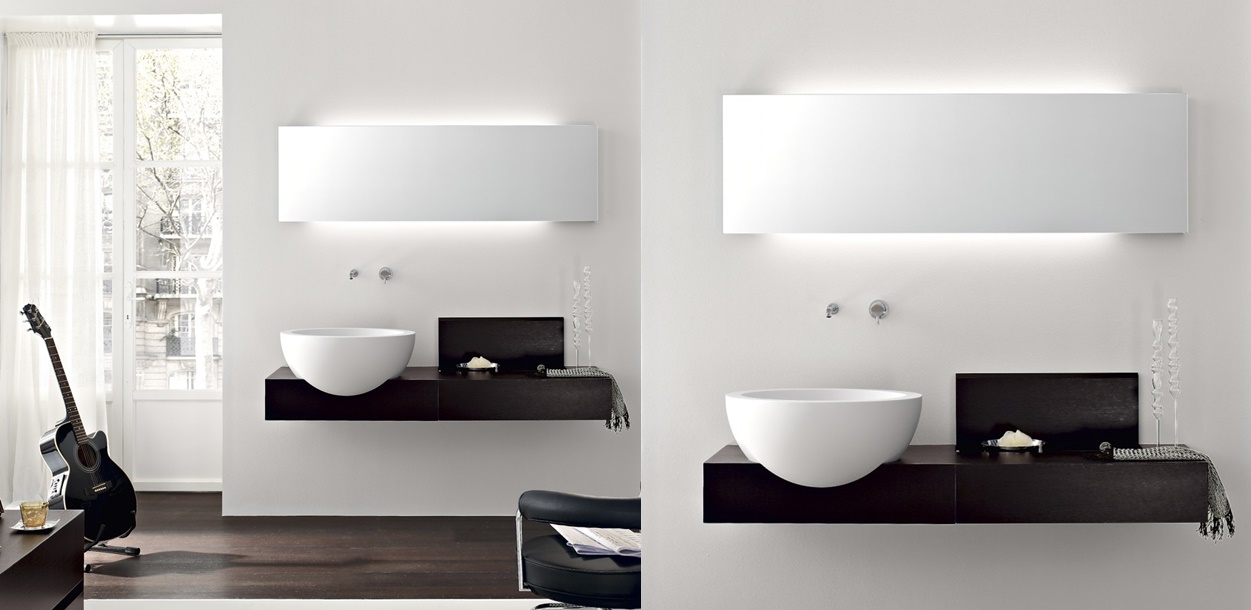 Toscoquattro Зеркало 150 см с горизонтальной подсветкой Specchiere 09LS4 - Вид №1