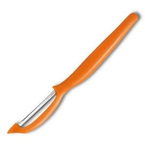 Нож для чистки овощей и фруктов Sharp Fresh Colourful с плавающим лезвием, оранжевая рукоятка