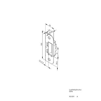 Корпус замка ABLOY 2045 ASSA ABLOY LK01-704 - Вид №1