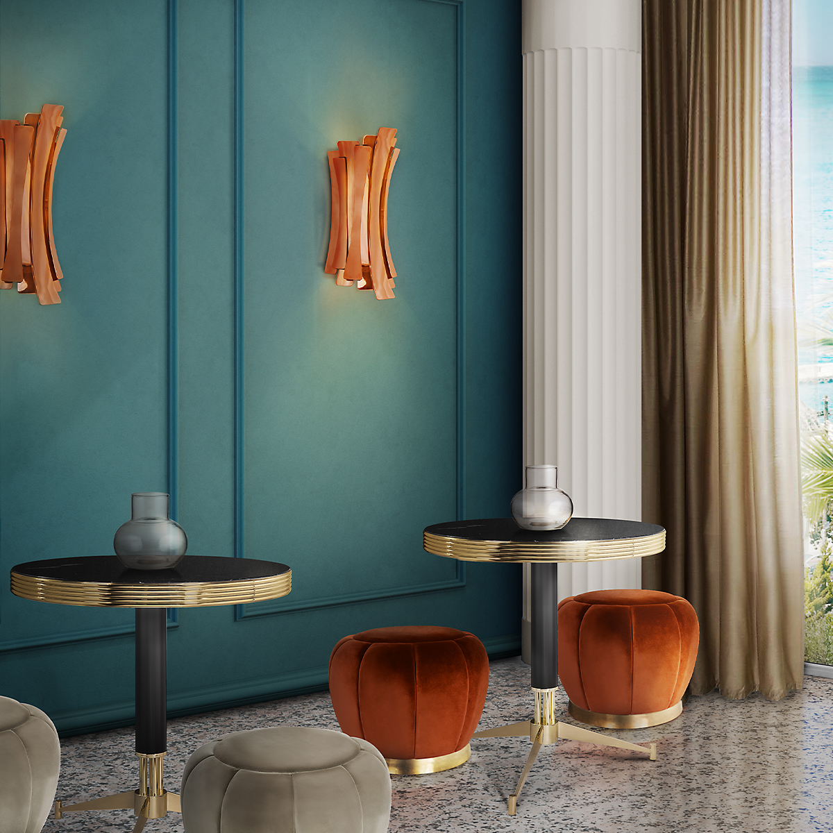 Настенные светильники Etta Wall Lamp Covethouse DELIGHTFULL  - Вид №1