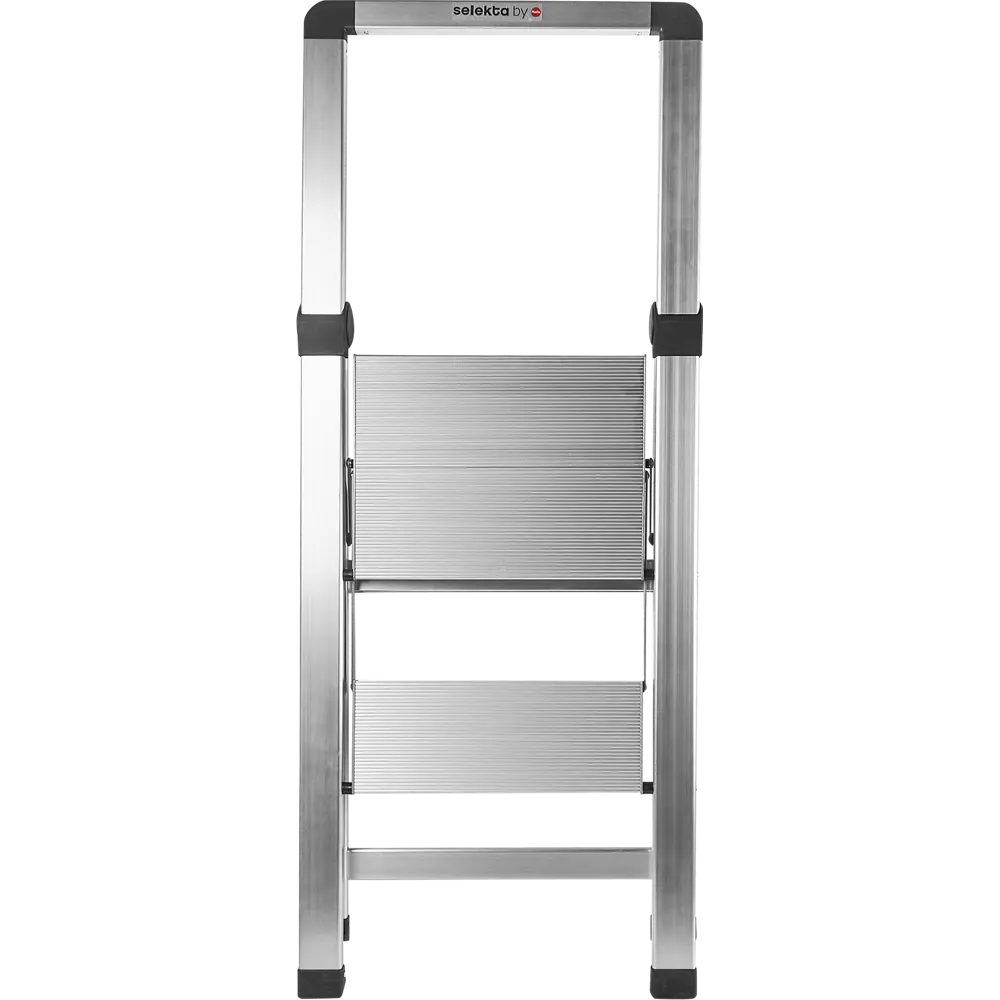 Стремянка алюминиевая Hailo Basicline DK40 2 ступени, максимальная нагрузка 150 кг Santreyd STLM-2152140 - Вид №1