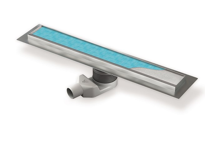 Цельнонержавеющий желоб ALPEN Klasik/Floor ALP N 650 K1  - Вид №1