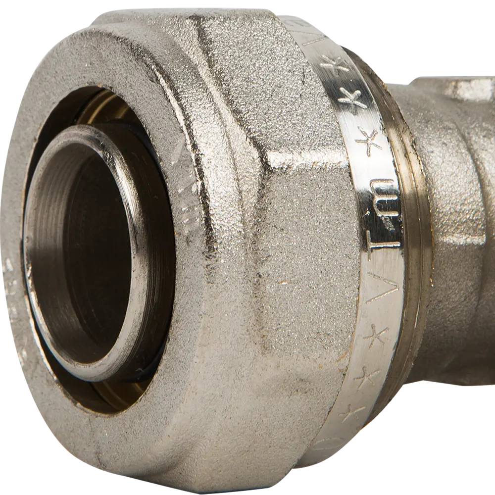 Тройник переходной Valtec 32x16x32 мм никелированная латунь VTM.331 STLM-2022391 - Вид №1