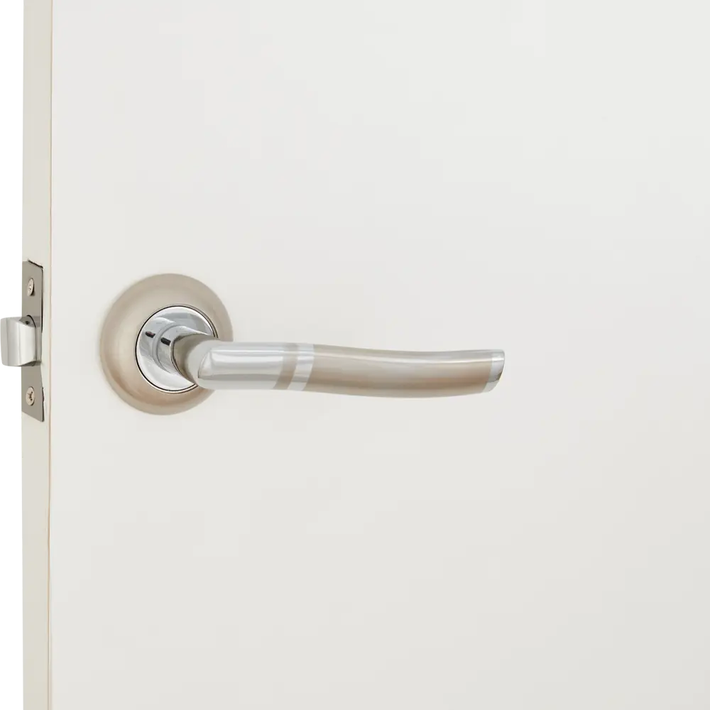 Дверные ручки 67 SN, без запирания, комплект, цвет никель Santreyd STLM-2156369 - Вид №5