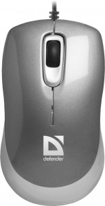 52817 проводная оптическая мышь orion mm-300 серый,3кнопки,1000dpi usb Defender