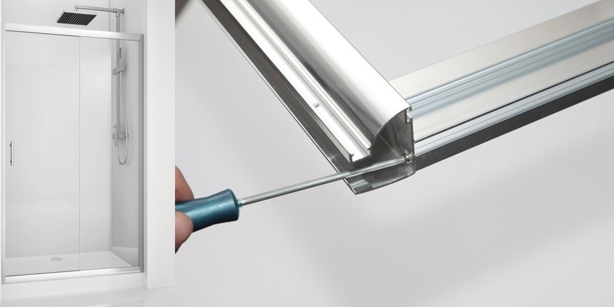 Душевая дверь Aquanet Alfa 150-12, прозрачное стекло 168422 - Вид №3