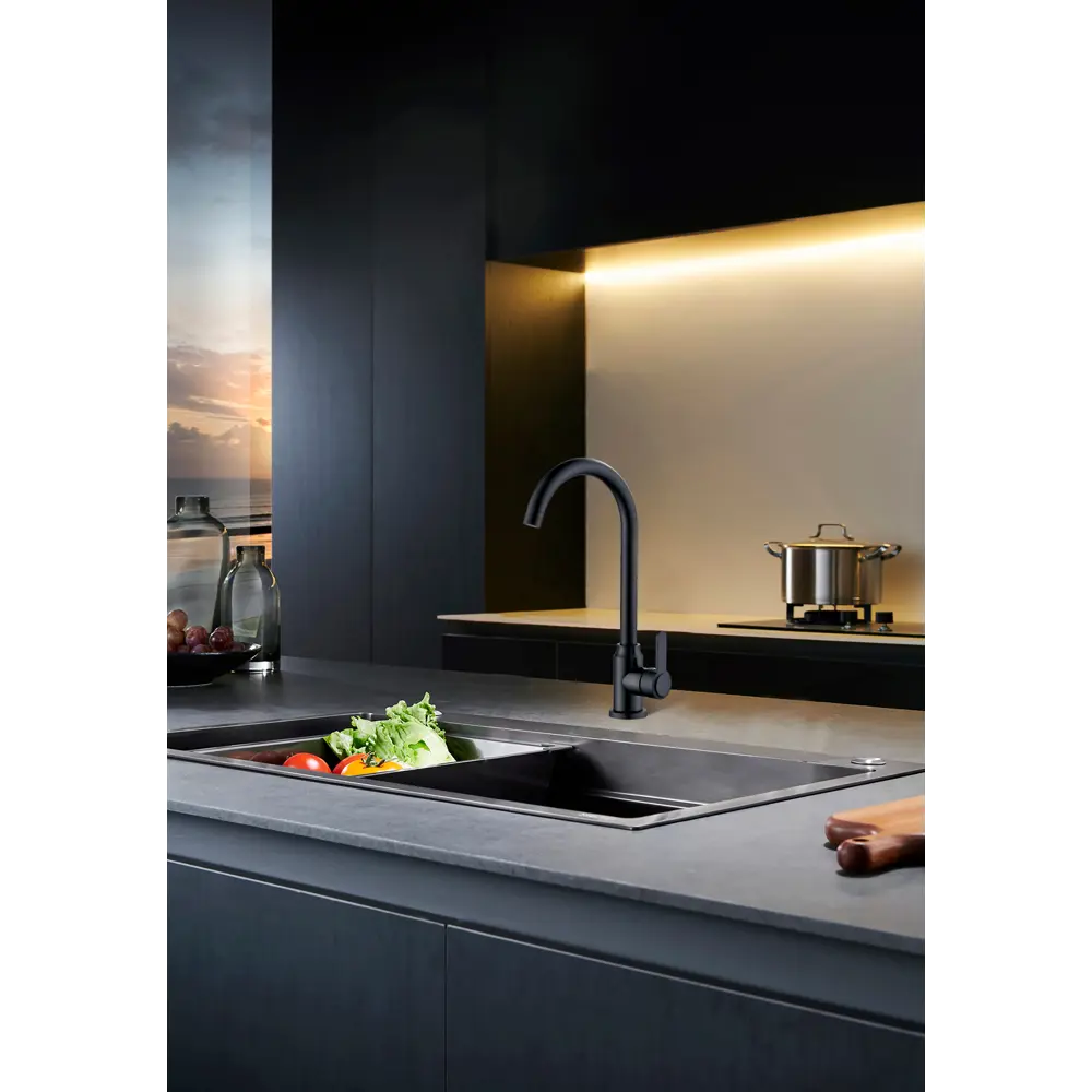 Смеситель кухонный Vidage VFR8631 BL высота 35 см цвет черный STLM-2138122 - Вид №8