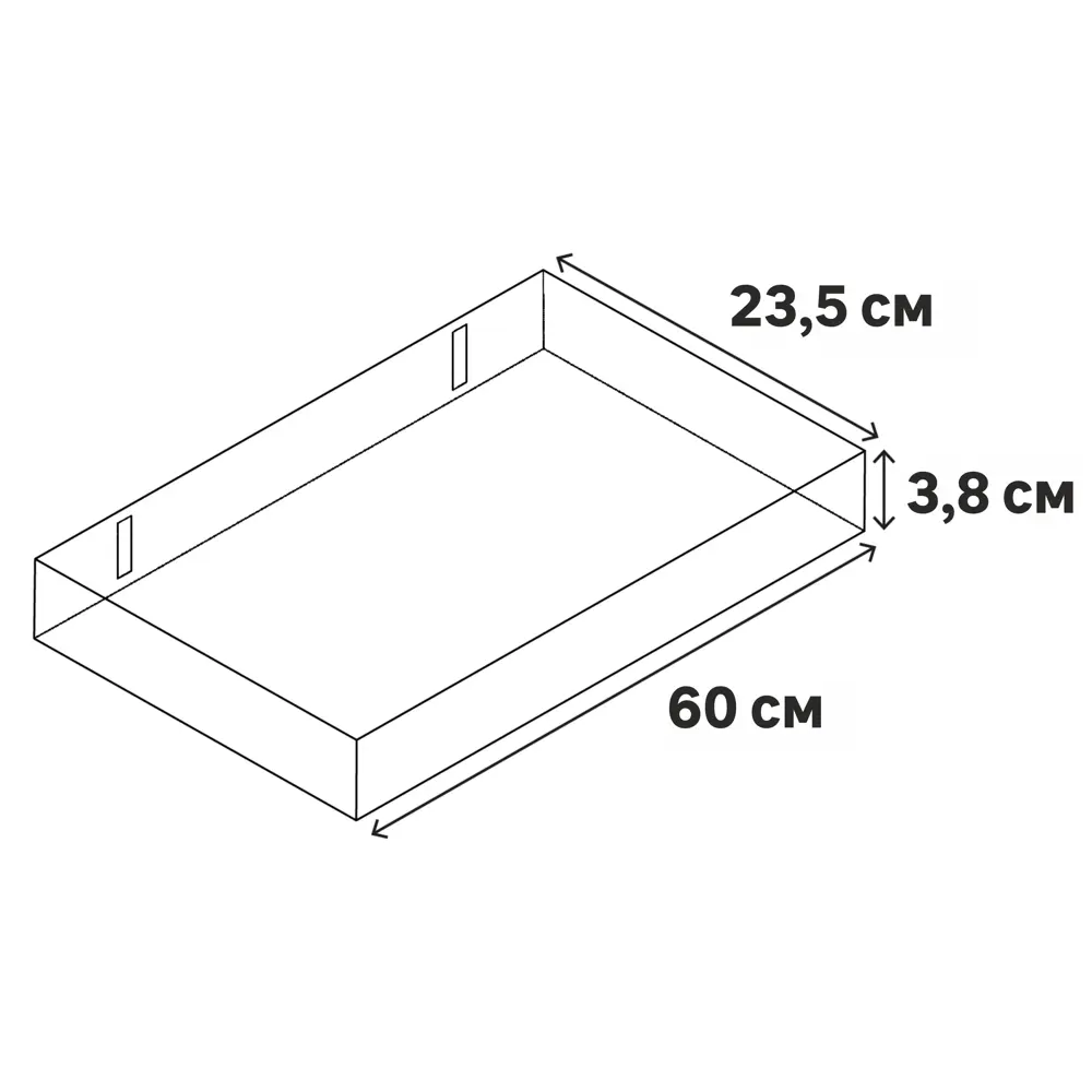 Полка настенная Spaceo Concrete 60x23.5 см МДФ цвет бетон 82877535 STLM-2050316  - Вид №10