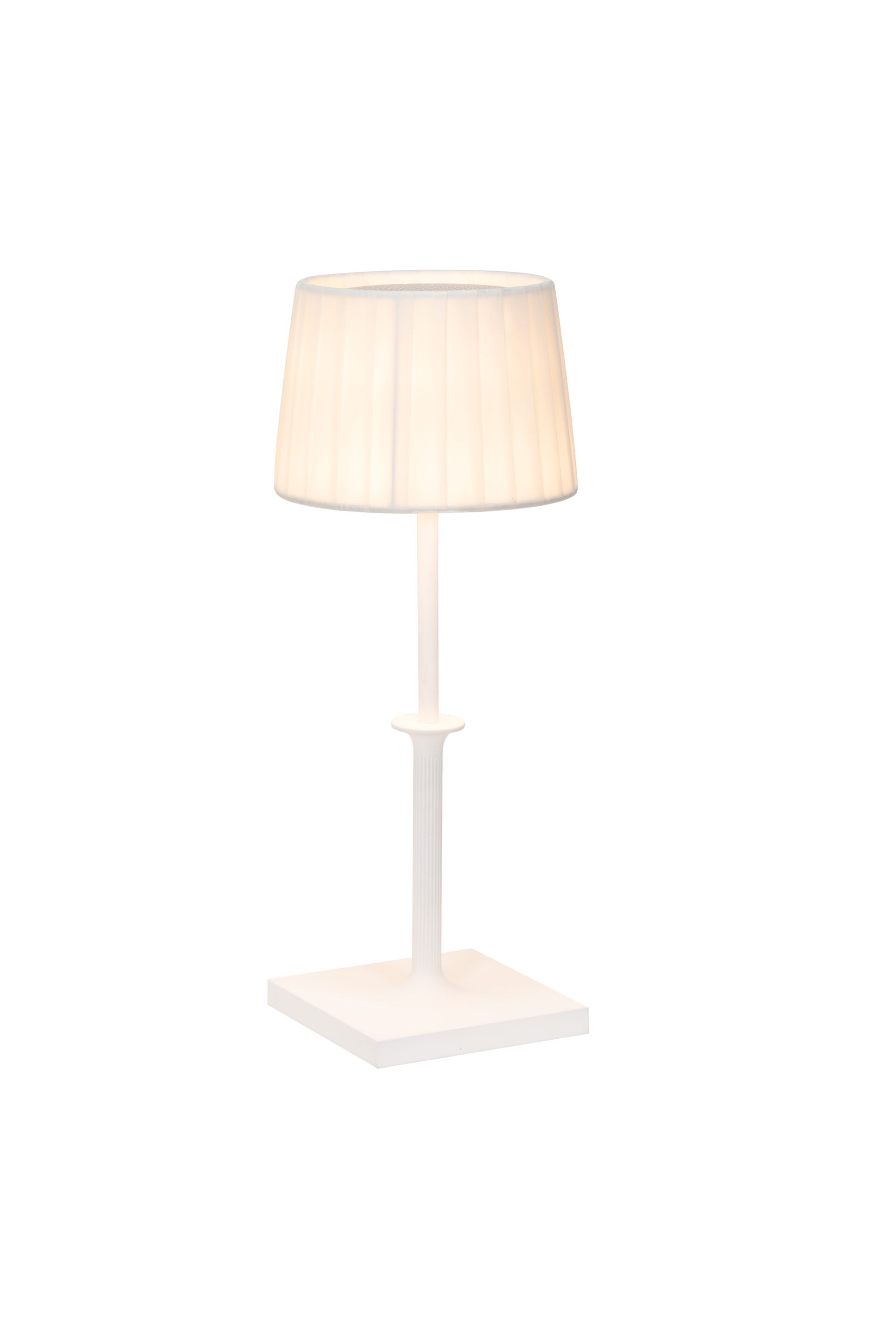 Алюминиевая и тканевая аккумуляторная настольная лампа Zafferano Poldina ARCH-00009267 - Вид №3