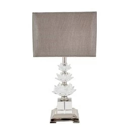 Настольная лампа Crystal 5009 PUSHA ИНТЕРЬЕРНЫЕ 062083 Бежевый;прозрачный