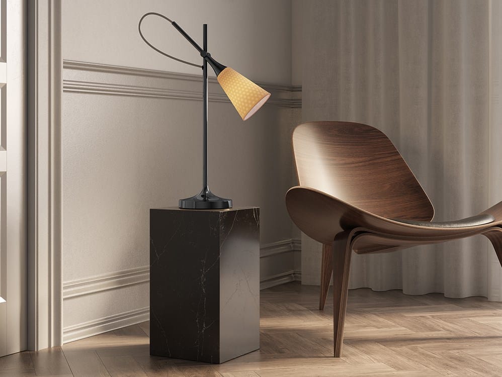 Регулируемая настольная лампа из фарфора Lladró Jamz ARCH-00062585 - Вид №5