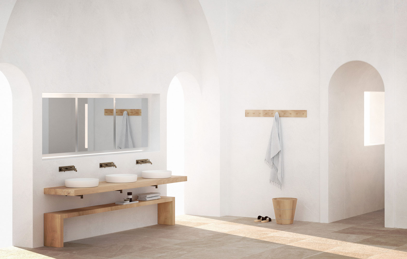 884611 Встроенная раковина под столешницу овальная GSI ceramica Pura - Вид №2