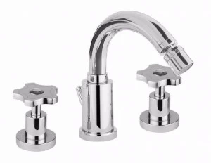 Rubinetteria Giulini Смеситель для биде на 3 отверстия с регулируемым изливом Giò crystal - giò F3645a/s