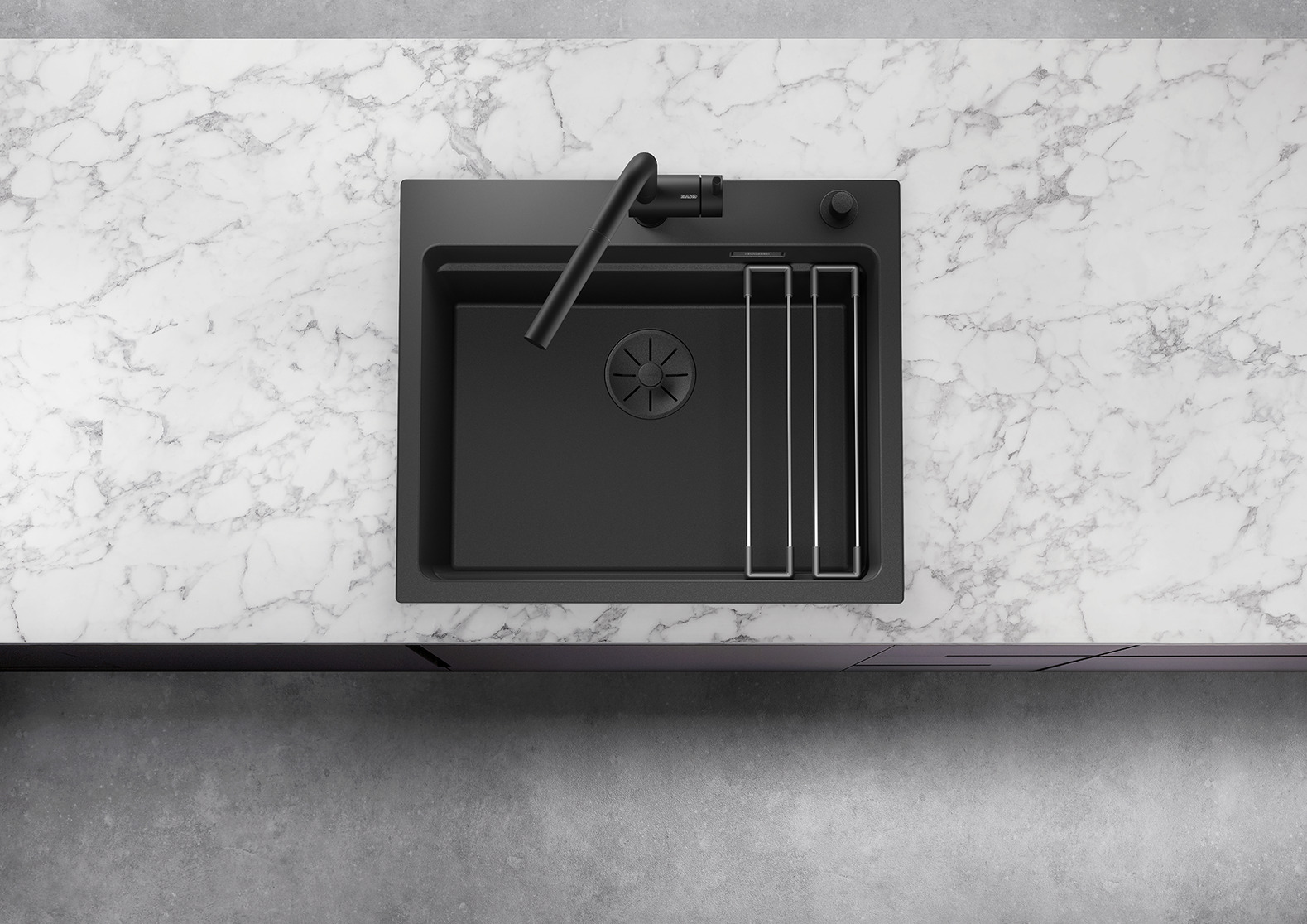 524539 Кухонная мойка Blanco Etagon 6 антрацит  Blanco Etagon Антрацит - Вид №3